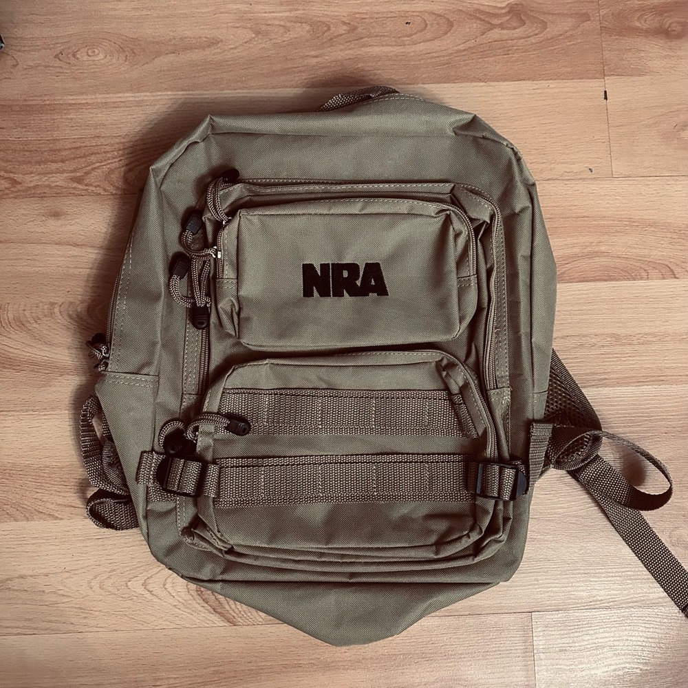 NRA  tan Men's Backpack
